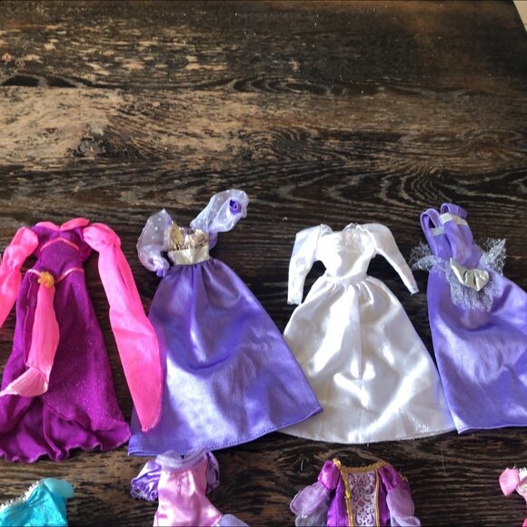 Barbie doll Princess dresses lot of 8 - Picture 2 of 3